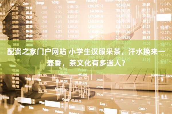 配资之家门户网站 小学生汉服采茶，汗水换来一壶香，茶文化有多迷人？