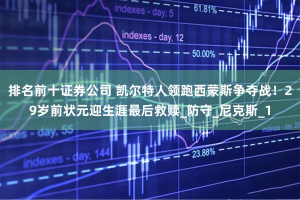 排名前十证券公司 凯尔特人领跑西蒙斯争夺战！29岁前状元迎生涯最后救赎_防守_尼克斯_1